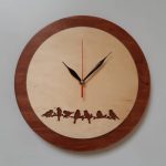 ساعت دیواری فانتزی چوبی - تصویر 3