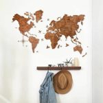 دیوارکوب نقشه جهان