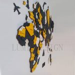 نقشه جهان چوبی