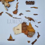 نقشه جهان پرایم ترکیب چوب - تصویر 7